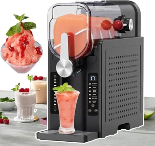 Macchina Per Granite, Non Necessita Di Ghiaccio,6 Programmi Preimpostati, Macchina per Granite per Margarita, Milkshake, Frappé, Slush e Altro,1.6L