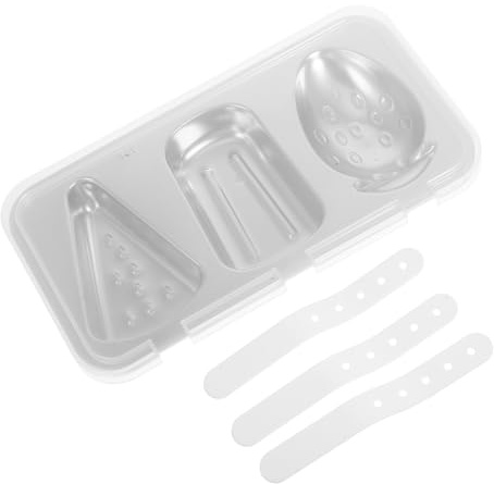 ZUNOXAZ Inox Moule Couvercle à Glace en Acier Inoxydable Multifonction et Bâtonnets, Préparation de Glaces Maison DIY pour Garçon et Filles