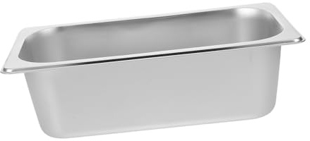 UKCOCO Plateau Buffet Acier Inoxydable Bac de Service pour Restaurant Cafétéria et Cuisine Professionnelle