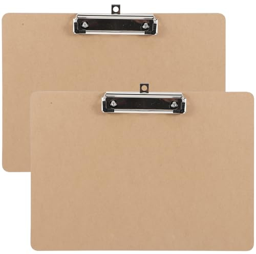 LOLIPPYY Lavagna Portadocumenti Clip A4 Orizzontale, Blocco Appunti Multifunzione Portatile, Clip per Documenti Leggeri per Studenti, Insegnanti e Ufficio, Supporto Scrittura Pratico