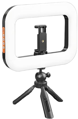 Selfie Ring Light - Rechargeable LED Light for Mobile Phone, Video Accessories for Diving, Blogging, Vlogging, Recording, , Studio, Streaming, Video Accessories