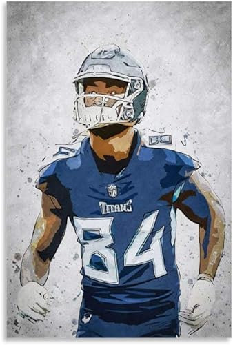 BLIJR Holz Puzzle 200 Teile American-Football-Spieler Corey Davis Star Puzzles für Erwachsene und Kinder anspruchsvoll 200 Piece 13.7x9.8inch(35x25cm) Kein Rahmen