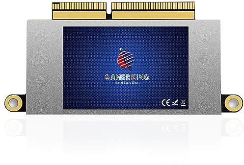 GAMERKING 2TB NVMe SSD Festplatte für MacBook Pro Retina 13 A1708 2016 2017 Non-Touch Bar, PCIe Gen3x4, Hochleistungs Ersatz M.2 SSD für Upgrade Geschwindigkeit & Speicher (Original Schnittstelle)