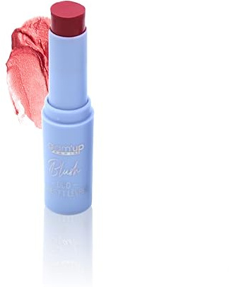 Glam'Up Paris - Stick Blush et Lèvres - Texture Légère - Facile à Appliquer et Transporter -Bâton de Fard à Joues - Blush Stick - Longue Durée - 2 en 1 - Tout Type de Peau - N°3 Cherry