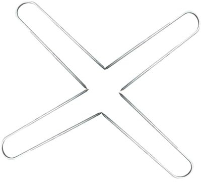 POPETPOP 4pièces Lot de Piquets De Tente Forme De u Accessoires De Jardin Et Camping Robustes Et Résistants