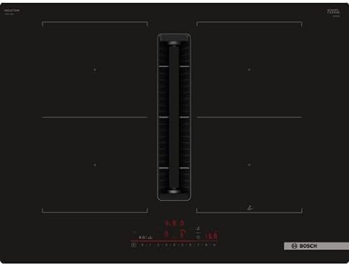 Bosch PVQ711H26E, Piano cottura a induzione con cappa aspirante integrata Serie 6, Black