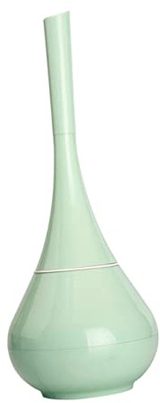 Alipis Scopino per WC e Portascopino Compatto Setole Morbide Lunghe e Manico Ergonomico in ABS/PP per Pulizia Approfondita e Igienica del Bagno