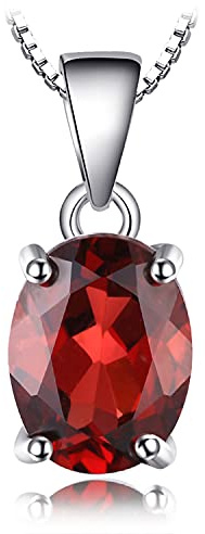 LMRJHAZM naturlig granat hänge halsband ädelstenar choker statement halsband dam 925 ingen kedja Tillverkad i Kina