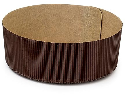 Decora 0320167 5 Low Round Baking Paper Pans Ø 21 X H 7 Cm - 1000 G