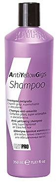 KEPRO Kay Pro No Yellow Gigs SHAMPOO ANTIGIALLO per capelli biondi, decolorati o grigi 350ml
