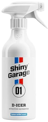 SHINY GARAGE - Enteiserspray Auto - Scheibenenteiser - Scheibenentfroster bis –60 °C - Eis Entferner - Eisfrei Spray Schonend für Keramik-, Quarz- und Scheibenversiegelungen - D-ICER 500 ml