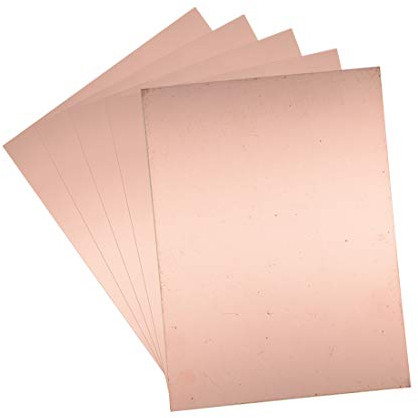 sourcing map 5Stk. Doppelseitig kupferkaschiert Laminat PCB Leiterplatte FR4 200x150mm 7.87x5.91 Zoll 1.5mm Dicke DIY Prototyp Leiterplatten Namensschild