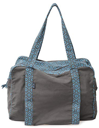 Yogatasche twin bag - take me two - taupe/turquoise