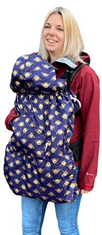 Babywearing: Wasserfester Wetterschutz für Tragetuch und Babytrage -Goldbienen