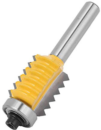 Set Di Punte Per Router, 8 Gambo Lavorazione Del Legno Cutter Rail Stile Reversibile Finger Colla Giunto Router Bit Con Design (Coltello Tenone Multidente 8X24)