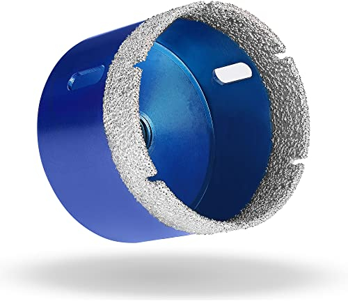 Profi Fliesenbohrer 68mm x M14 - Diamantbohrer für harte Fliesen, Feinsteinzeug uvm. Diamantbohrkrone für Winkelschleifer | rendech® Markenqualität