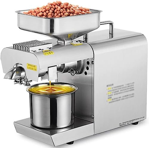 Pressa per Olio Domestica Commerciale Intelligente, pressa per Olio Automatica per Semi di Noci Pressa per Olio ;oliva, pressa per Olio elettrica
