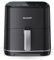 SHARP AF-GS552AE-B Heißluftfritteuse 5,5L mit digitaler Steuerung – Touchdisplay Funktion, 8 Programme, 1650W, Schwarz, Backen ohne Öl, B: 31,3 cm x H: 31,8 cm x T: 39,5 cm