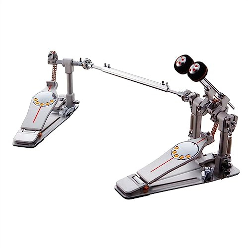 Double Chain Stepping Mallet Drum Bass Drum Double Stepping/Single Stepping Pedal Stepping Schlagzeug Zubehör (Color : Double)