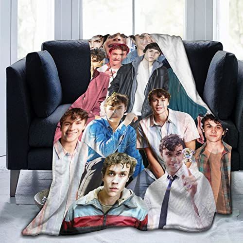 Ldsgdfst Benjamin Wadsworth weiche und bequeme Woll-Fleece-Überwurfdecke für Sofa, Büro, Auto, Camping, Yoga, Reisen, Heimdekoration, gemütliche Plüsch-Stranddecke, Geschenk, 152,4 x 127 cm