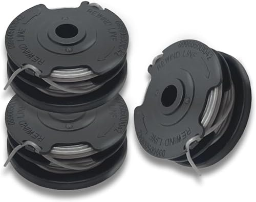 3 PCS Recambios Desbrozadoras,Hilo Desbrozadora,Hilo de Corte para Jardin Hierba,Compatible con Bosch Art 24 27 30-36,para Cortar Césped, Jardín, Campo de Golf