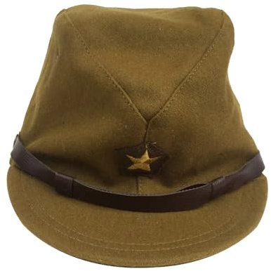 Japanische Offiziersmütze, WWII Retro Outdoor Wollmütze Replik von WW2 IJA Wool Combat Hats Vintage Items
