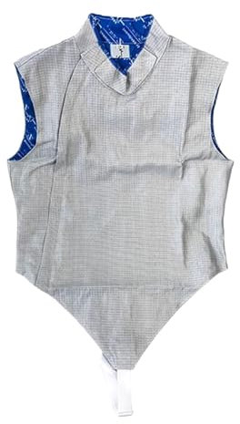 HXYhydrypd Fechtjacke Aus Elektrofolie, Metallfolienweste für Herren, Nicht Waschbar, Metalljacke Aus Elektrofechtmetall, Metallweste(40#)