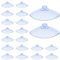 20 Pièces Ventouse,Ventouse Table en Verre,Mini Ventouse,Ventouses Transparentes,Petites Ventouses,pour Variété Surfaces Lisses,Verre,Carrelage,Salle de Bain,Cuisine,en PVC,Sans Crochet (15mm)