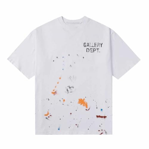 YANGSMEN Trend Estivo Casual Semplice Uomo E Donna A Maniche Corte T-Shirt Confortevole Sport All'aperto Coppia A Maniche Corte T-Shirt-Color-1||L