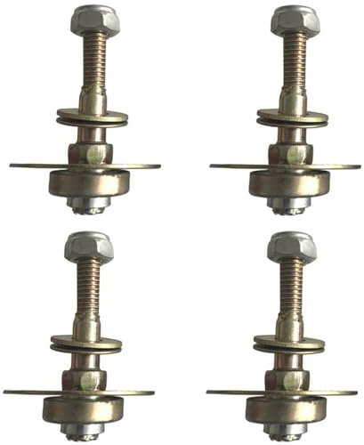 Rhixidenc 4pcs Furniture Rocking Chair Bearing Connecting Piece Rocking Chair Bearing Screws Bolts Kits Furniture Hardware (55MM)