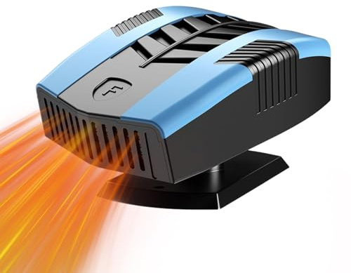 Generico 12V Riscaldatore Auto – Defroster Elettrico Portatile, Disappannatore Parabrezza | Riscaldamento Veloce per Auto Camion, Stufa Invernale per Visione Chiara E Guida Sicura