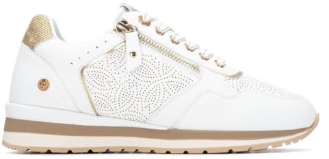 XTI - Zapatilla Mujer Blanco - Calzado Cómodo y Versátil - Moda Casual - Modelo 14516301 (Talla 37)