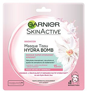 Garnier Skin Active Face S.ACT MASK H.BOMB SA32G FR/NL CAMOM máscara facial 32 g - Máscaras faciales (Unisex, Piel seca, Calmante, 3 mm, 175 mm, 162 mm)