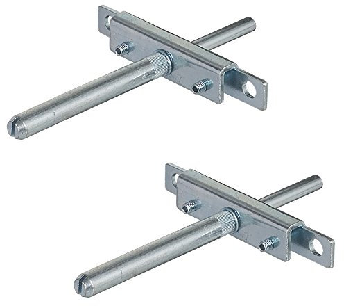 Gedotec 2 Tablarträger | H8250 | Tragkraft bis 180 kg | Schwerlast-Träger mit Anschraubplatte und Steckbolzen Regal-Bodenträger, Regalträger | Fachboden-Träger verdeckt für Wand-Montage