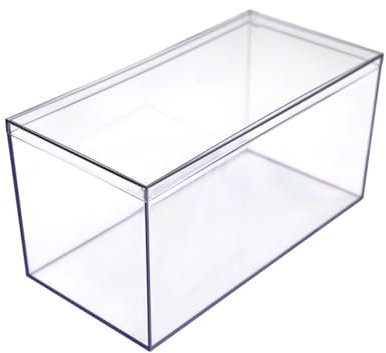 Kristallklare Hartplastik-Vitrine für Sammlerstücke, transparente Geschenkbox für Gastgeschenke, 20,3 cm L x 10,2 cm B x 10,2 cm H, 24 Boxen, hergestellt in den USA Gary Plastic Packaging