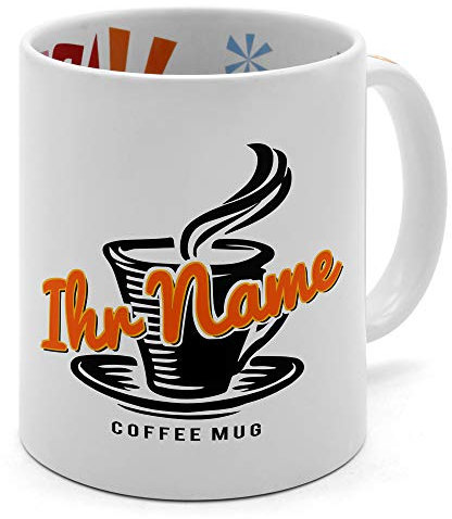 printplanet® - Geburtstagstasse mit Namen selbst gestalten - Motiv Coffee-Mug