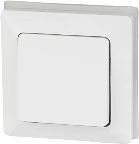 Flush-mounted changeover switch IP44, All-in-One, Series C1 white-matt