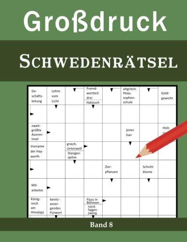 Großdruck Schwedenrätsel: Band 8