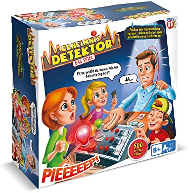 PLAY FUN BY IMC leksaker hemlig detektor | sanning eller lögn, roligt familjebrädspel för pojkar och flickor från 8 år (tyska)
