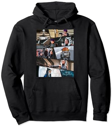 Star Wars Ahsoka Part Three Sabine Chopper Huyang Disney+ Pullover Hoodie