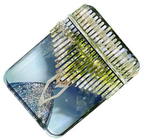 21 Tasten Kalimba Acryl Daumenklavier Anfänger Kalimba Fingerklavierinstrument Mit Zubehör Kalimba Musikinstrument (Color : 02)