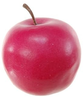 artplants.de Deko Obst Apfel Henny, pink, 6cm, Ø7cm - Kunstapfel