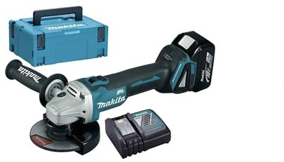 Makita DGA504RT1J Winkelschleifer, 18 V, LXT Ø125 mm (1 x 5,0 Ah) aus Makpac