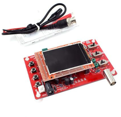 CRGANGZY DSO138 Digital Oscilloscope DIY Kit 2.4inch TFT Digital Oscilloscope Kit DIY Parts 1Msps Electronic Learning Set (Assembled)