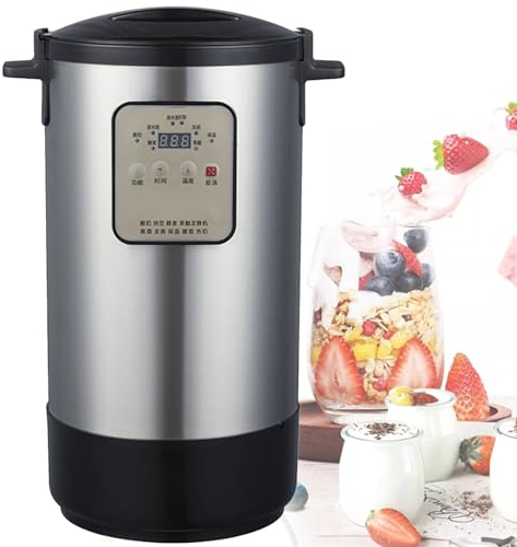 Fermentatore elettrico 12L/3,17Gal Yogurtiera commerciale Home Contenitore per yogurt fai-da-te Macchina per la fermentazione Natto a temperatura costante automatica Macchina per vino di riso