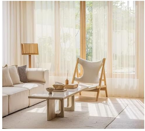 Beydodo Vorhänge Gold 2er Set mit Haken, Gardinen für Schienensystem Einfarbig mit Gestreift Motiv Französisch 132x160CM Gardinenschals Polyester Halbtransparent für Wohnzimmer Schlafzimmer Küche