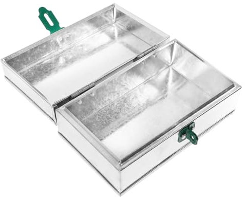 Veemoon Iron Sheet Storage Box Hard Shell Tool Case for Mechanics Metal Tool Box for General Use