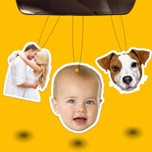 Personalisiert Auto Lufterfrischer - Duft Auto Personalisiert Mit Text Und Foto Auto Parfüm Lustig Selbst Gestalten Auto Deko – Einzigartiges Deko-Geschenk (Ernte)