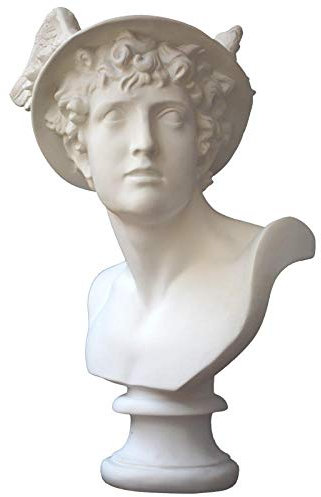 Home Decoration Statue Wandskulptur Figur Tierstatue Ornamente Statue Ornamente Skulpturen Nordic Große kreative David Gips Statue Dekoration Charakter Skulptur Dekorative Avatar Statue Harz Skulptur