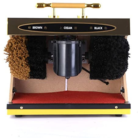 FLNOZAMZ Automatische Schuhputzmaschine, Schuhputzmaschine Automatische Induktions-Schuhputzmaschine mit Handarmlehne Multifunktions-Edelstahl